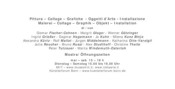 Einladungskarte Turin